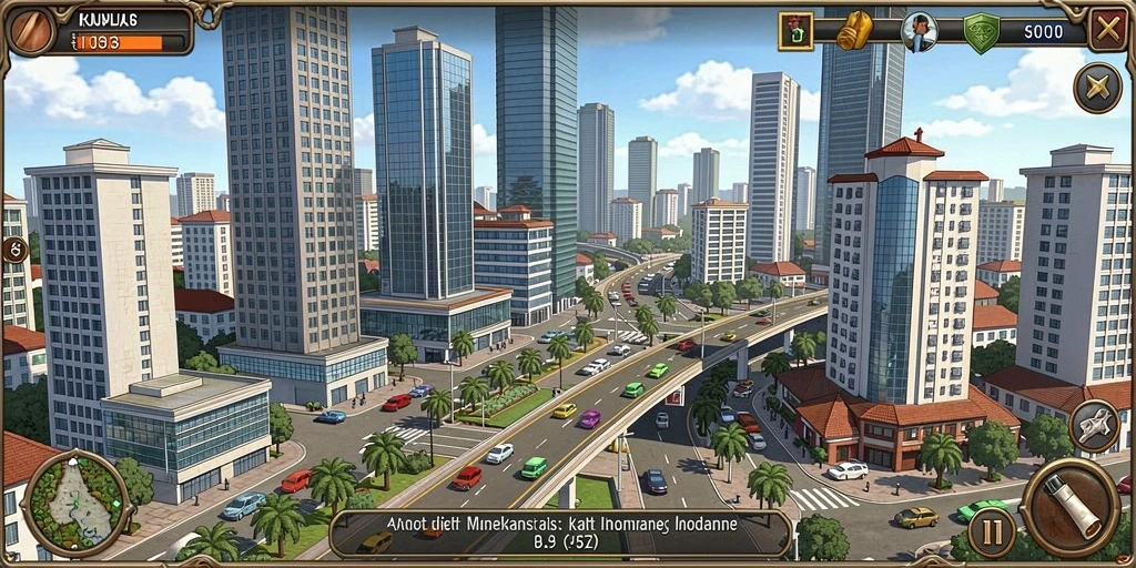 Tampilan utama aplikasi dengan desain yang menarik.