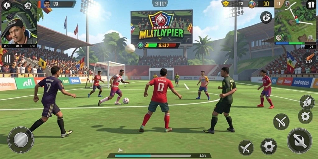 Tampilan karakter pahlawan super dengan detail yang mengagumkan.