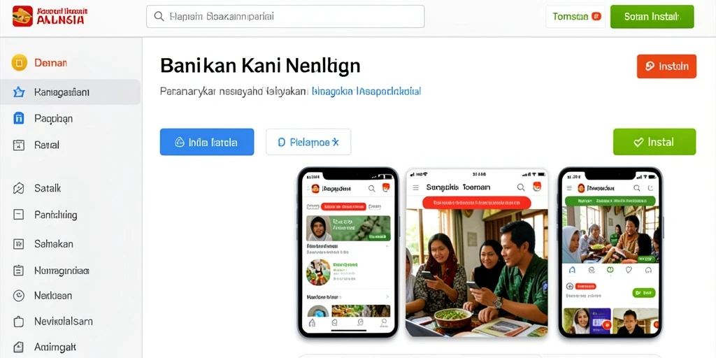 Tampilan antarmuka yang intuitif dan menarik.