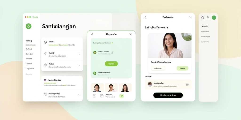 Tampilan antarmuka yang user-friendly dan intuitif.